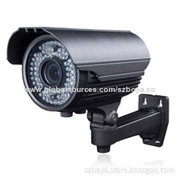 HD CVI 60m IR Bullet Camera, 1.0 Megapixel, 720P, 2.0MP 2.8-12mm Varifocal Lens, Water-resistant